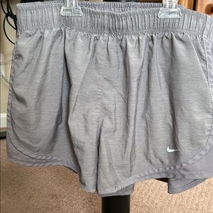 Nike Light Gray Running Shorts